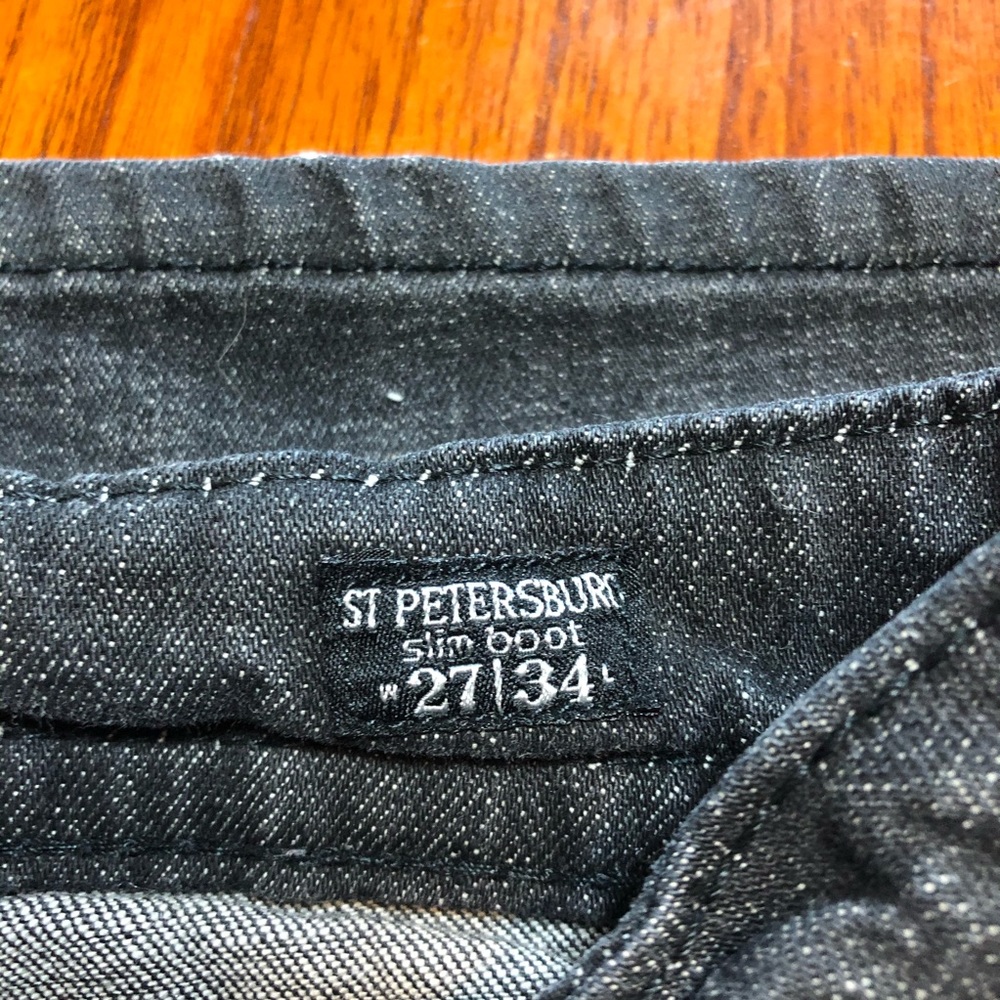 MEK DNM distressed St. Petersburg slim boot jeans - Picture 5 of 16